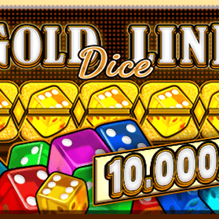 Gold Line Dice