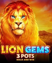 Lion Gems 3 Pots: Hold and Win
